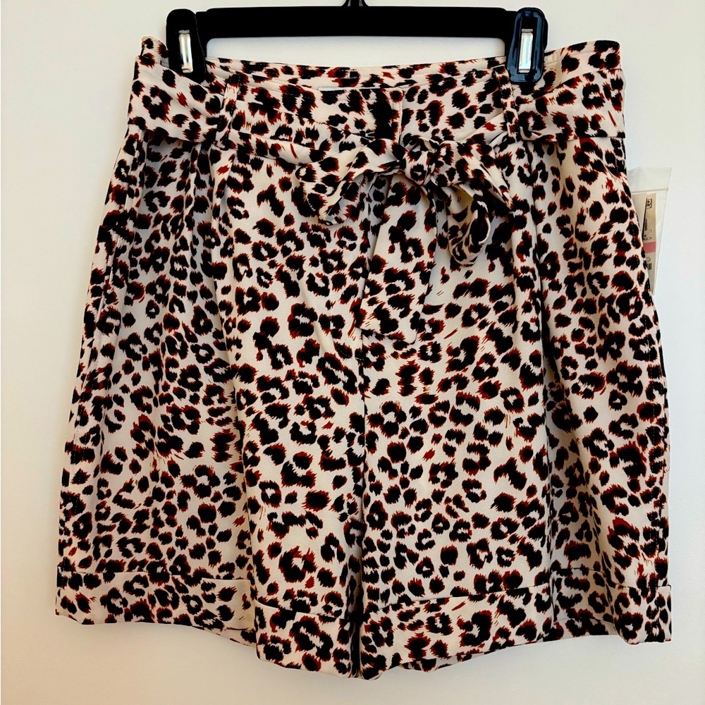 NWT Bar III Leopard Print Shorts